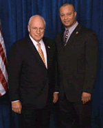 Steve Sanson & Vice President Dick Cheney